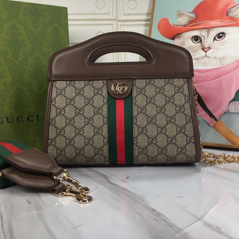 G*u*i top handle bags